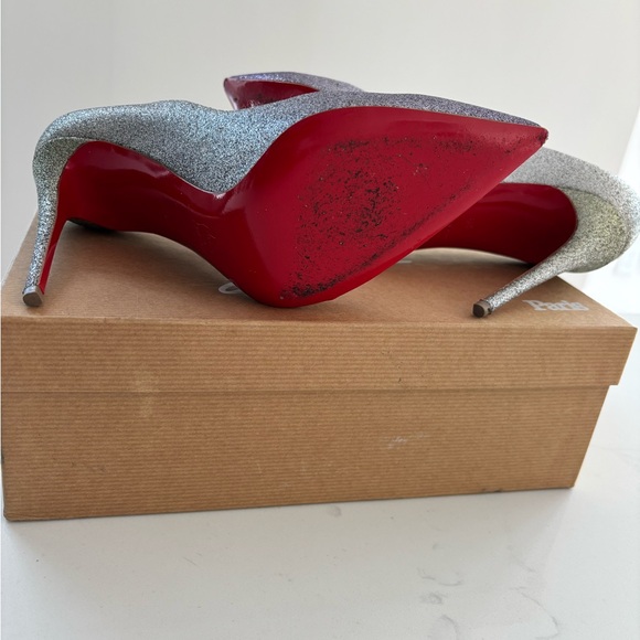 Christian Louboutins glitter heels - Picture 2 of 3